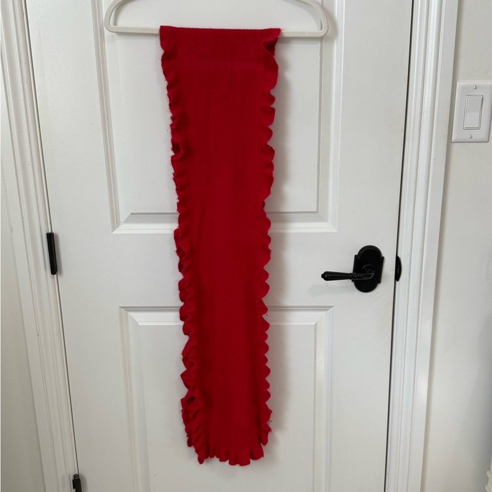 Ann Taylor Loft Vibrant Red Knit Scarf